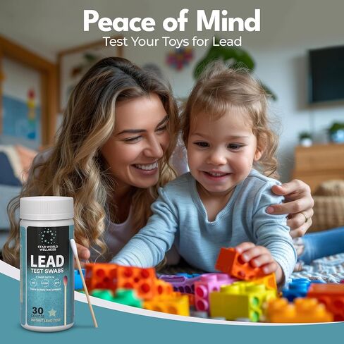 Lead Test Kit, 30 Units, Lead Paint Test Kit, Lead Test Swabs for Instant Lead Detection – Home Use on All Surfaces: Painted, Dishes, Toys, Jewelry, Metal, Ceramics, Wood. in Kuwait