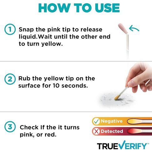 Lead Test Kit for Paint, Metal, Dishes, and Ceramics – 30 Instant-Result Lead Testing Swabs with Reagent Liquid, at-Home Lead Detector for Most Surfaces - Lead Sample Included for Confirmation in Kuwait