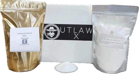 مسحوق نترات البوتاسيوم النقي بنسبة 99% من Outlaw X، مزيل لجذوع الأشجار قابل للذوبان في الماء، الوزن الصافي 2 رطل in Saudi Arabia