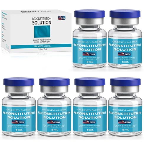 6 عبوات 5 مل |محلول في قوارير زجاجية فاخرة، نظيف للغاية | استخدام البحوث فقط in Kuwait