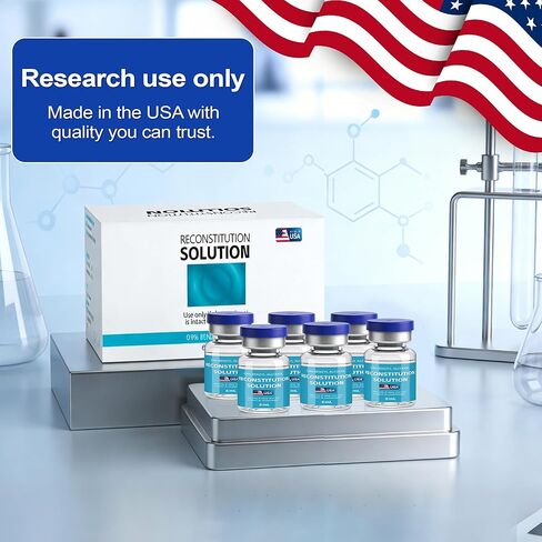 6 عبوات 5 مل |محلول في قوارير زجاجية فاخرة، نظيف للغاية | استخدام البحوث فقط in Kuwait