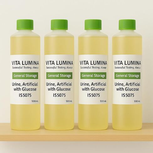 500 مل - فهم تحليل البول - محلول وهمي مع الجلوكوز للتعليم والاختبار - عرض توضيحي لتقنيات تحليل البول in Kuwait