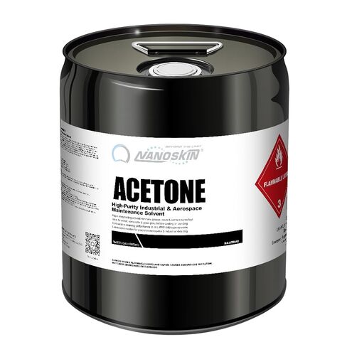 Nanoskin Acetone 1 Gallon – Industrial & Aerospace Grade Solvent Cleaner, Fast-Evaporating Degreaser for Metal, Glass & Composite Surface Prep, Residue-Free Formula for Paint & Adhesive Removal in Saudi Arabia