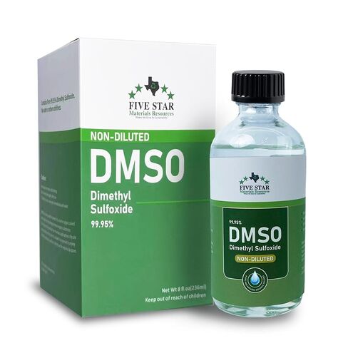 ثنائي ميثيل سلفوكسيد (DMSO) سائل نقي بنسبة 99.95% |8 أونصة. DMSO غير مخفف | غير مخفف وعديم الرائحة، موجود في زجاجة زجاجية فاخرة in Kuwait