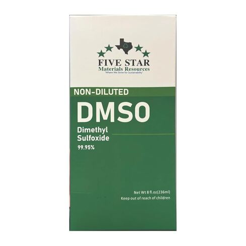 ثنائي ميثيل سلفوكسيد (DMSO) سائل نقي بنسبة 99.95% |8 أونصة. DMSO غير مخفف | غير مخفف وعديم الرائحة، موجود في زجاجة زجاجية فاخرة in Kuwait