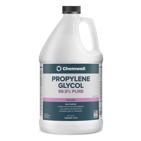 Propylene Glycol (32 fl oz) - Food Grade, 99.9% Pure | Humectant, Solvent & Carrier for Cosmetics, DIY Skincare, Food, and Lab Use in Kuwait