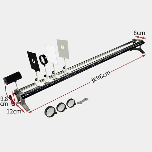 نموذج العلوم التعليمية معدات تجربة الفيزياء مقاعد البدلاء مع شاشة الضوء عدسة مقعرة عدسة محدبة in Kuwait