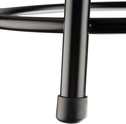 مقعد Pemberly Row مقاس 24 بوصة من المعدن والخشب الحديث عالي التحمل، لمسة نهائية سوداء، مقعد ماسونيت بإطار فولاذي، قاعدة 15 بوصة × 15 بوصة، تصميم متين لغرف الفن، أو مختبرات العلوم، أو الاقتصاد المنزلي، أو الفصول الدراسية في المتجر in Kuwait