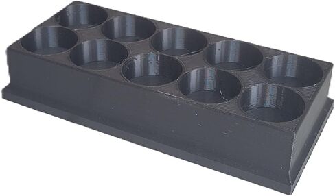 Znet3D Eye Drop Bottles Organizer & Storage – 10-Slot Holder (Black) in Saudi Arabia