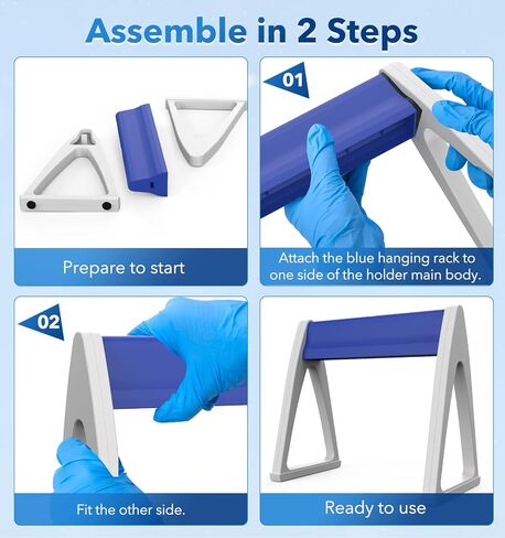 FOUR E'S SCIENTIFIC 2 Pcs Pipette Stand, Lab Pipettor Holder, Plastic Micropipette Rack Hold Up to 7-8 Pipettes (Micro Pipettes Not Included) in Kuwait