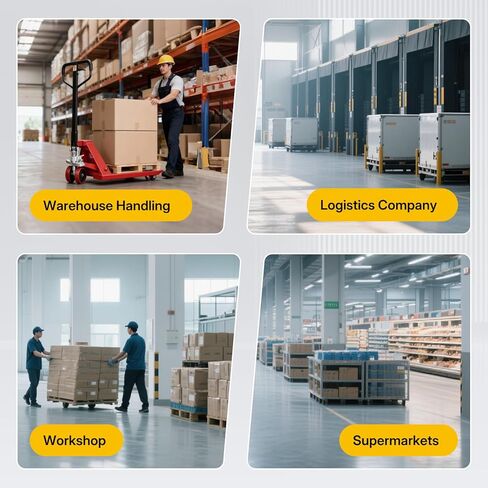 NORTHSKY Standard Manual Pallet Jack, 27" W x 48" L, 5500lbs Capacity for Warehouse, Workshop in Saudi Arabia