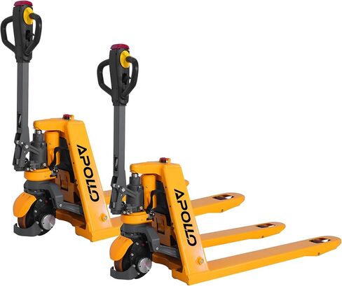 APOLLOLIFT رافعة البليت الكهربائية، شاحنة بطارية ليثيوم، رافعات مناولة تعمل بالطاقة الكاملة 3300 رطل سعة 48 بوصة × 27 بوصة، معدات آمنة للاستخدام الصناعي والتجاري in Kuwait