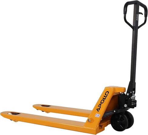 APOLLOLIFT Pallet Jack، سعة 5500 رطل لشاحنة البليت، شاحنات البليت اليدوية القياسية، شاحنات البليت 48 بوصة Lx27 W حجم الشوكة للمستودع، المصنع in Kuwait