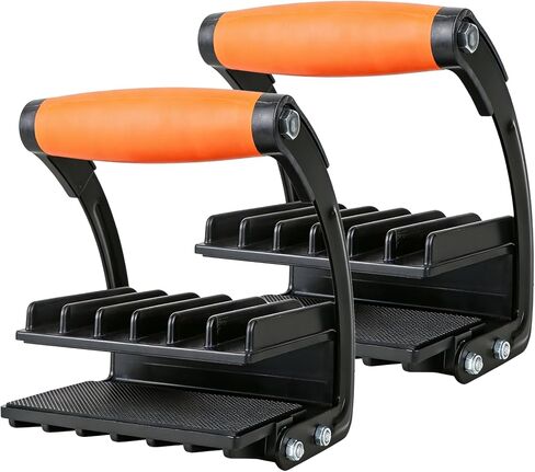 حامل لوحة يد واحدة، 2 حزمة أداة رفع المشبك 200 رطل مع نطاق قبضة 0-1 بوصة، مقابض غير قابلة للانزلاق للجدران الجافة، الخشب الرقائقي، MDF، سلع ألواح OSB in Kuwait