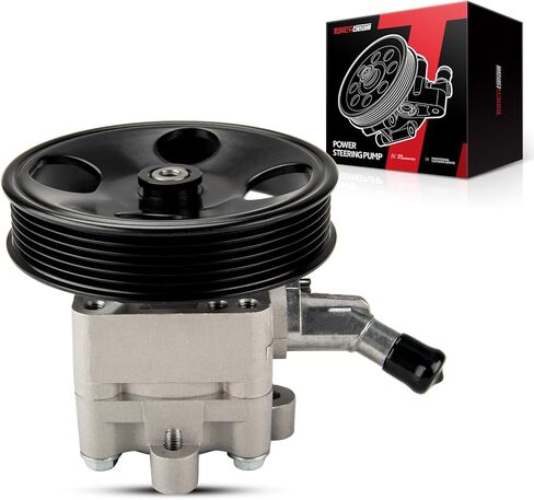 Torchbeam Power Steering Pump, with Pulley, Compatible with 2007-2013 Altima 2.5L, 2002-2011 X-Trail, Replace 21-5478, 214071, 215478, 49110CN00C, 49110JA000, Power Assist Pump in Kuwait