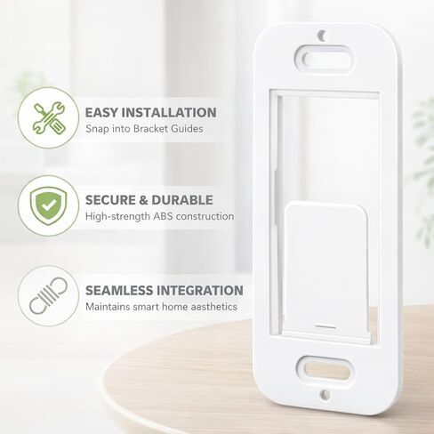 حامل لوحة حائط لجهاز التحكم عن بعد Lutron Caseta Pico (4 عبوات) | حامل تثبيت على الحائط لجهاز التحكم عن بعد Lutron Pico Smart | تركيب سلس وغير متذبذب | دعامة حائط متينة منخفضة المستوى in Kuwait