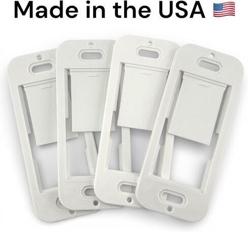 حامل لوحة حائط لجهاز التحكم عن بعد Lutron Caseta Pico (4 عبوات) | حامل تثبيت على الحائط لجهاز التحكم عن بعد Lutron Pico Smart | تركيب سلس وغير متذبذب | دعامة حائط متينة منخفضة المستوى in Kuwait