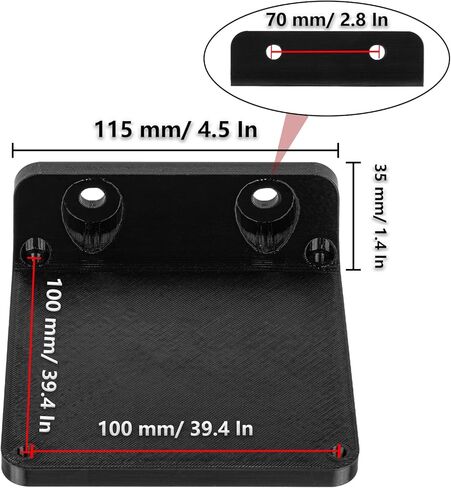 Bass Shaker Mount for Dayton Audio BST-1 | Fits 100x100 Bass Vibrator | Powerful Bass Mounting Solution | Vibration Reduction | Enhanced Audio Performance in Saudi Arabia