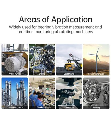 WITMOTION WTVB05 IPX8 Waterproof Vibration Sensor Transducer, Modbus RTU 3-axis (XYZ) Vibration Displacement(30000um)+Speed(100mm/s)+Frequency(2000HZ), for Structural Health Monitoring in Saudi Arabia