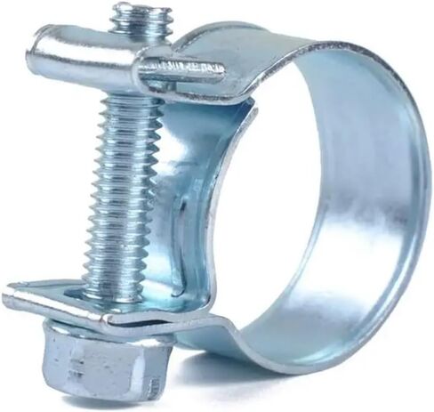 1Pc Adjustable Carbon Steel Galvanized Hoop Hose Clamps Fixed Clip Fuel Tube Water Pipe Ventilation Pipe Assortment Kit(14-16mm) in Saudi Arabia