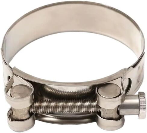 Stainless steel strengthens the clamp hose clamp Circular air water pipe Fuel hose clips of water pipe fasteners clamps(60-63mm) in Saudi Arabia