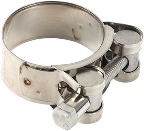 304 Stainless Steel Strengthens The Clamp Hose Clamp Circular Air Water Ppe Fuel Hose Clips Of Water Pipe Fasteners Clamps(122mm-130mm(1pcs)) in Saudi Arabia