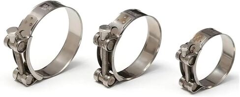 Stainless steel strengthens the clamp hose clamp Circular air water pipe Fuel hose clips of water pipe fasteners clamps(68-73mm) in Saudi Arabia