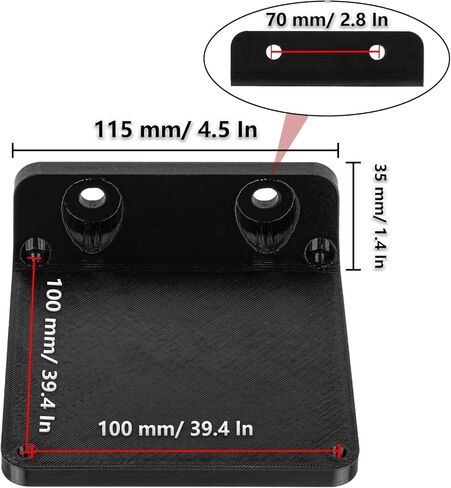 Bass Shaker Mount for Dayton Audio BST-1 | Compatible with 100x100mm bass shakers | High-Strength Carbon Fiber Material | Reduces Vibration | Enhances Audio Performance in Kuwait
