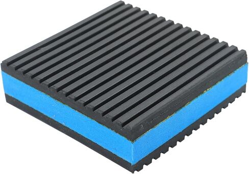 findmall 8Pcs Vibration Pads 3" X 3" X 7/8" EVA Rubber Shock Absorbing pad, Heavy Duty Vibration Isolation Pads Fit for Air Compressos Treadmill and Washer Dryer in Saudi Arabia