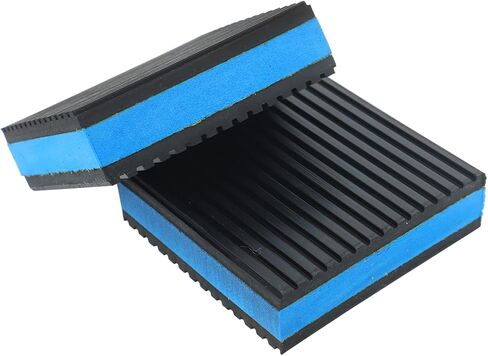 findmall 8Pcs Vibration Pads 3" X 3" X 7/8" EVA Rubber Shock Absorbing pad, Heavy Duty Vibration Isolation Pads Fit for Air Compressos Treadmill and Washer Dryer in Saudi Arabia