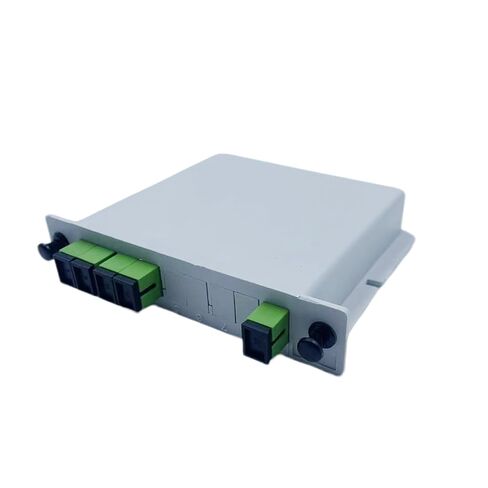 1 × 8 SC/UPC PLC مقسم ألياف بصرية أحادي الوضع، مقسم ألياف صندوق وسائط الطاقة الضوئية موزع بشكل موحد لـ EPON وBPON وGPON قطعة واحدة in Kuwait
