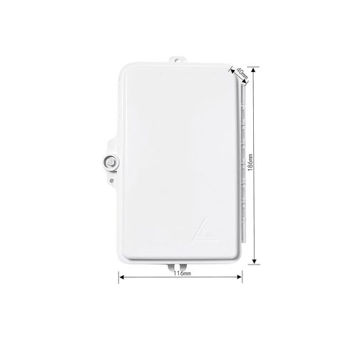 توزيع ألياف FTTH 4/8 النوى، صندوق توزيع الألياف ذو 4 منافذ، مع 4 محولات SC و4 محولات LC مزدوجة in Kuwait