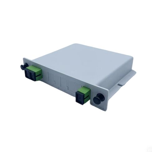 1×8 SC/UPC PLC Singlemode Fiber Optic Splitter，Uniformly Distributed Optical Power Media Box Fiber Splitter for EPON, BPON, and GPON 1 PCS in Saudi Arabia