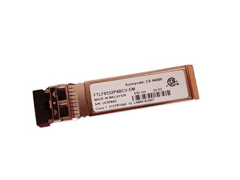 1Pcs SFP+ 32GB Fiber Optical Transceiver FTLF8532P4BCV-EM 32g sfp module/850nm 32g Multimode Dual Fiber Module in Kuwait