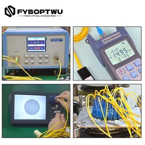 FC UPC 1X2 Singlemode Fiber Optical Splitter Fused Fiber Splitter (FBT) FC/UPC 1:2 Fiber Optic Pigtail Splitter for Fibre Optical Communication System Tapered Box Splitter, 1PC in Saudi Arabia