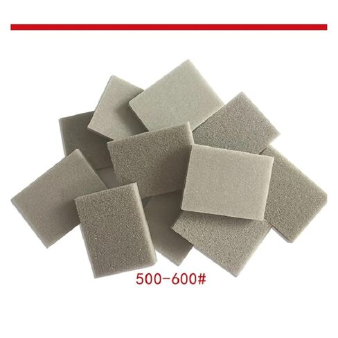 20 قطعة من الإسفنج الناعم الإسفنجي كتلة الصنفرة الرطبة والجافة ورق الصنفرة 300-1500 حصى ورق الرمل الكاشط لتلميع نموذج البلاستيك من الألياف الزجاجية in Kuwait