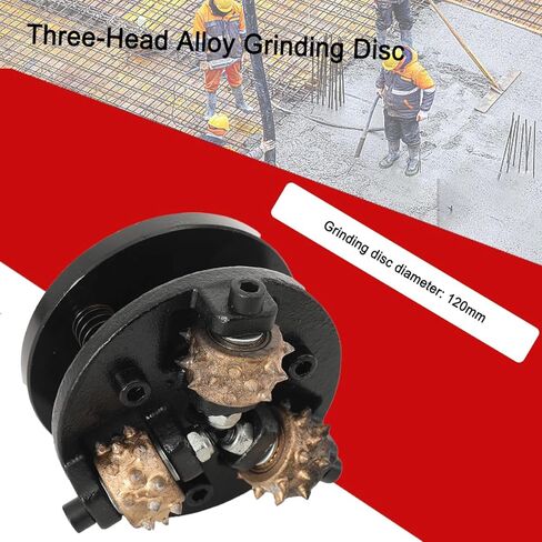 5" Coating Removal Stone Texturing Bush Hammer, Concrete Patch Repair Prepare Bushing Tool Plate for Angle Grinder, Stone Concrete Roughness Pulverization Bushing Hammer(5/8-11" Thread) in Kuwait