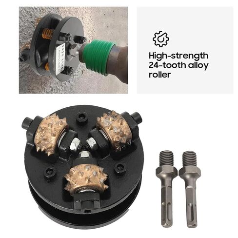 5" Coating Removal Stone Texturing Bush Hammer, Concrete Patch Repair Prepare Bushing Tool Plate for Angle Grinder, Stone Concrete Roughness Pulverization Bushing Hammer(5/8-11" Thread) in Kuwait