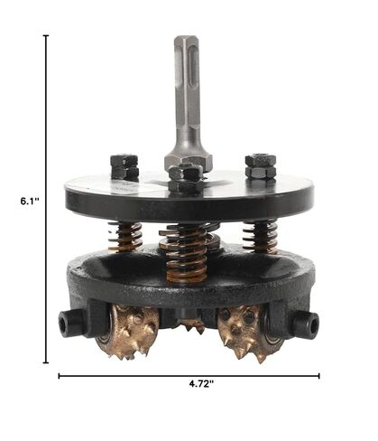 5" Coating Removal Stone Texturing Bush Hammer, Concrete Patch Repair Prepare Bushing Tool Plate for Angle Grinder, Stone Concrete Roughness Pulverization Bushing Hammer(5/8-11" Thread) in Kuwait