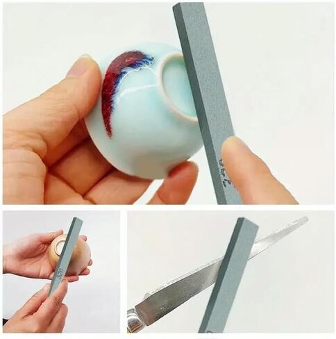 Pottery Tools Polishing Stone Small Coarse Grinding Ceramic Whetstone Ceramic Bottom Sticky Glaze Polishing Grinding Tools in Saudi Arabia
