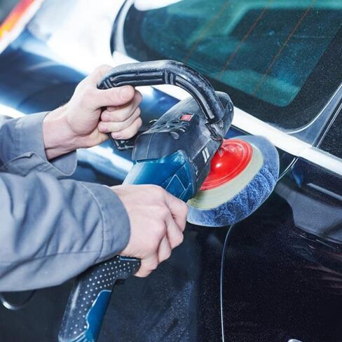 Multi-Material Buffing Waxing Bonnet Set - Microfiber Wool Non-Woven Pads Covers for Car Polishing and Buffering in Kuwait