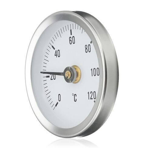 أنبوب مشبك مزود بمقياس درجة حرارة زنبركي 0-120 للاستخدام الصناعي لتسخين الماء الساخن والتهوية وتكييف الهواء (HVAC). in Kuwait