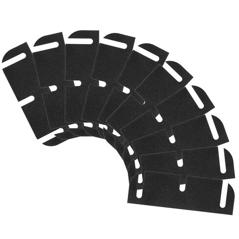 Hecila 10PCS Door Hinge Shims for Door Hinge Repair Rounded Black Doors Hinges Matte 3.5 Inch Hinges Spacers Filling Gaps in Interior Doors Flat Iron Bifold Residential Interior Exterior Closets in Saudi Arabia