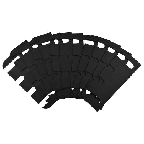 حشوات مفصلات الباب، 12 قطعة 4 بوصة حشوات مفصلات باب الأجهزة لمجموعة الإصلاح - سمك 0.047 بوصة (اللون: أسود) in Kuwait