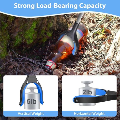 8 Pack 32 Inch Grabber Reacher Tool, Heavy Duty Lightweight Trash Picker Upper Grabber for Elderly Assist, Easy-Grip Non-Slip Handle, Multi-Use Home Outdoor Community Cleanup Mobility Aid Tool in Kuwait