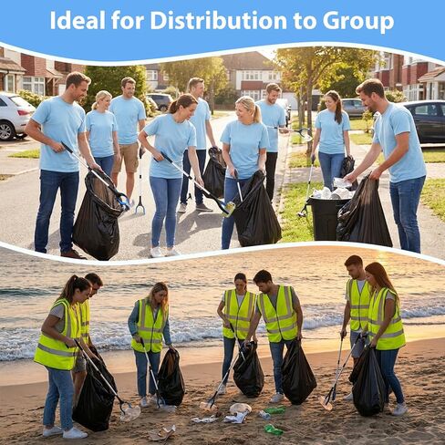 8 Pack 32 Inch Grabber Reacher Tool, Heavy Duty Lightweight Trash Picker Upper Grabber for Elderly Assist, Easy-Grip Non-Slip Handle, Multi-Use Home Outdoor Community Cleanup Mobility Aid Tool in Kuwait