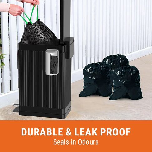 بطانات صناديق فضلات الكلاب من بابزل، أكياس قمامة سعة 3.2 جالون يمكن إعادة تعبئتها بأربطة لعلبة قمامة فضلات الكلاب من بابزل، شديدة التحمل، أكياس بديلة مانعة للتسرب، برائحة اللافندر، 30 قطعة in Kuwait