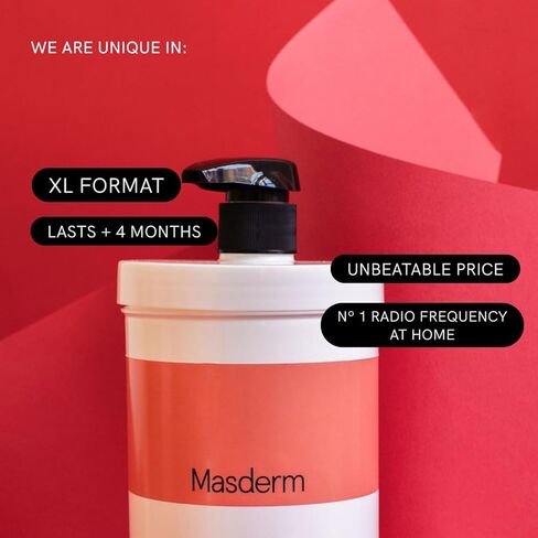 MASDERM - Gel for RF Machines, Firming and Hydrating Body Gel 1000 ml, Professional and Home Use, Improves Skin Elasticity, Hydration and Firmness in Saudi Arabia