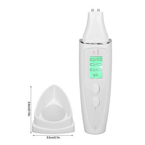 Skin Analyzer Skin Oil Analyzer, Portable Mini Meter Digital LCD Display, Skin Care Water Oil Tester Detector, Skin Water Oil Detector Pen in Kuwait