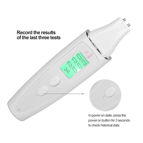 Skin Analyzer Skin Oil Analyzer, Portable Mini Meter Digital LCD Display, Skin Care Water Oil Tester Detector, Skin Water Oil Detector Pen in Kuwait
